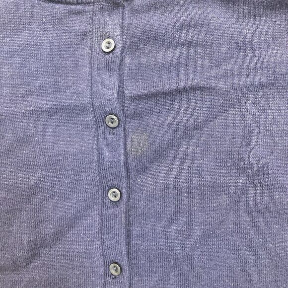 Soft Surroundings Deep Blue Button-Up Cardigan - Picture 9 of 9